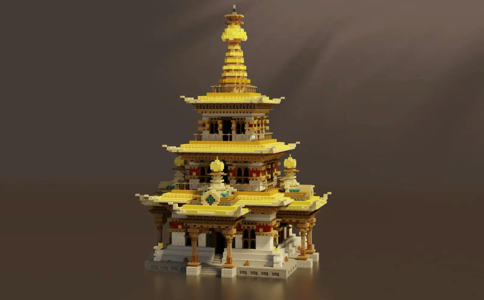 Temple Asiatique Build